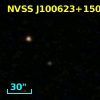 NVSS J100623+150350