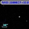 NVSS J100027+151812