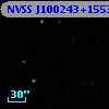 NVSS J100243+155353