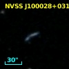 NVSS J100028+031828