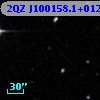 2QZ J100158.1+012735