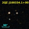2QZ J100334.1+001314