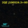 2SLAQ J100524.40+001558.4