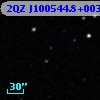 2QZ J100544.8+003504
