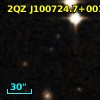 2QZ J100724.7+001206