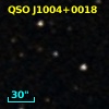 QSO J1004+0018