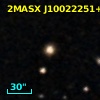 2MASX J10022251+0033307