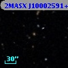 2MASX J10002591+0014005