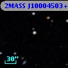2MASS J10004503+0015587