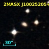 2MASX J10025205+0004075