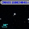 2MASS J10024041+0000541