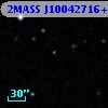 2MASS J10042716+0016229