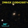 2MASX J10042687+0010377