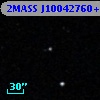 2MASS J10042760+0001539