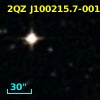 2SLAQ J100215.83-001056.1
