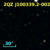 2SLAQ J100339.28-002956.5