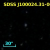SDSS J100024.31-001132.9
