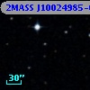 2MASS J10024985-0004219