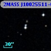 2MASS J10025511-0007359
