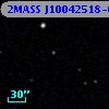 2MASS J10042518-0002266