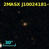 2MASX J10024181-0120081