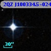 2QZ J100334.5-024628
