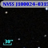 NVSS J100024-031510