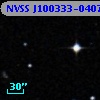 NVSS J100333-040731
