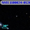 NVSS J100024-052619