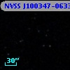 NVSS J100347-063359