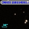 2MASS J10114581+3914552