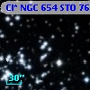 Cl* NGC  654    STO      76