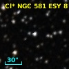 Cl* NGC  581    ESY       8