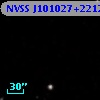 NVSS J101027+221206