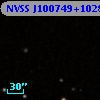 NVSS J100749+102836