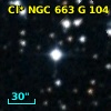 Cl* NGC  663      G     104