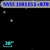 NVSS J101151+070108