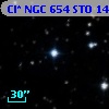 Cl* NGC  654    STO      14