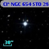 Cl* NGC  654    STO      28