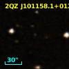 2QZ J101158.1+012215