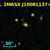 2MASX J10081137+0020140