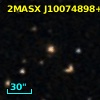 2MASX J10074898+0034275