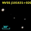 NVSS J101631+020714