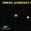 2MASX J10083647+0013187