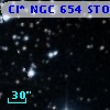 Cl* NGC  654    STO      70