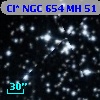 Cl* NGC  654     MH      51