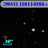 2MASS J10114386+0016296