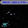 2MASS J10112735+0008401