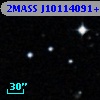 2MASS J10114091+0000558