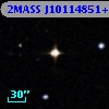2MASS J10114851+0000323